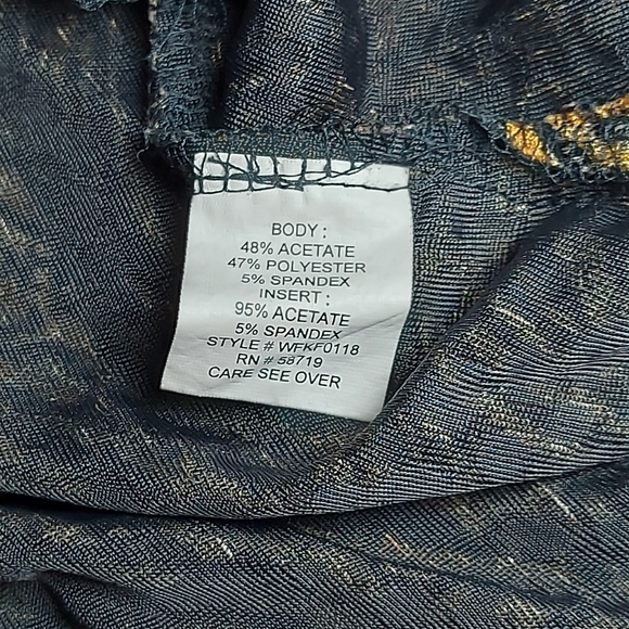 Notations 1/2 sleeve lightweight blouse, 1X - Picture 9 of 10